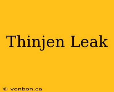 Thinjen Leak