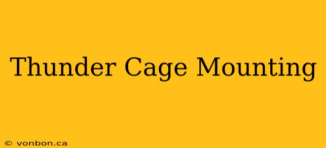 Thunder Cage Mounting