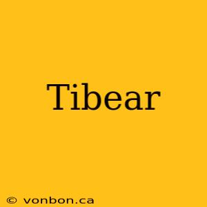 Tibear