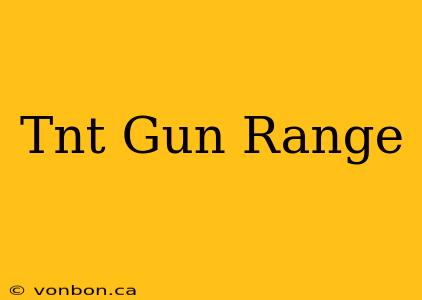 Tnt Gun Range