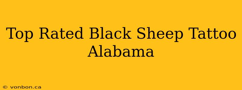 Top Rated Black Sheep Tattoo Alabama