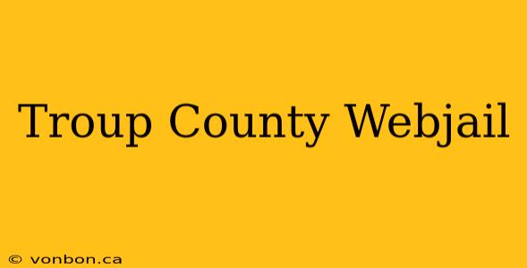 Troup County Webjail