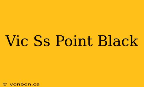 Vic Ss Point Black