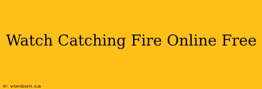 Watch Catching Fire Online Free