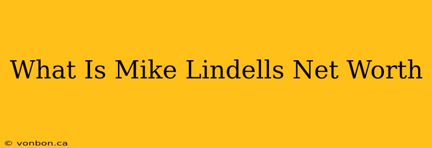 What Is Mike Lindells Net Worth