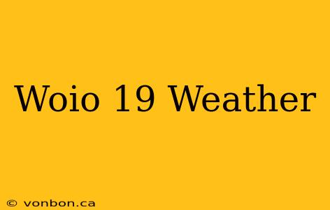 Woio 19 Weather