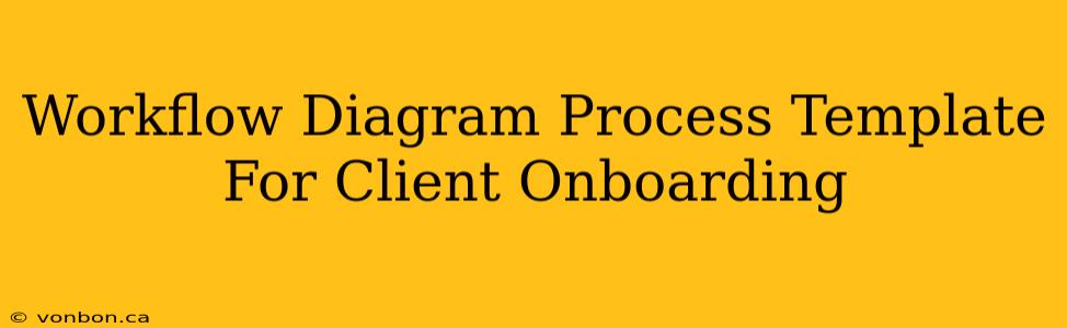 Workflow Diagram Process Template For Client Onboarding