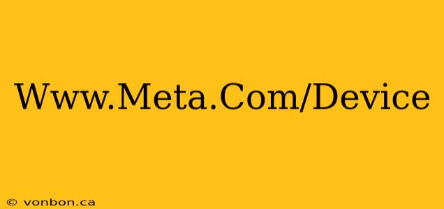 Www.Meta.Com/Device