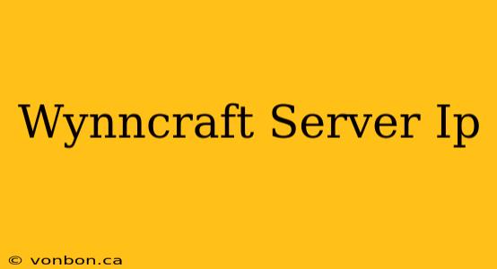 Wynncraft Server Ip