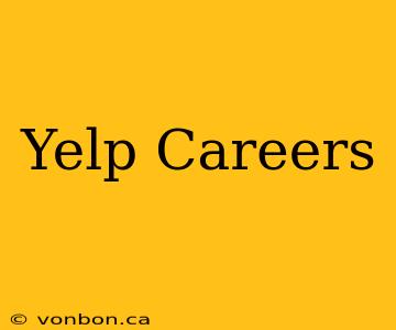 Yelp Careers