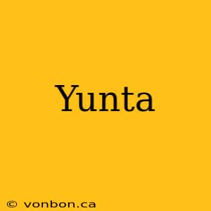 Yunta