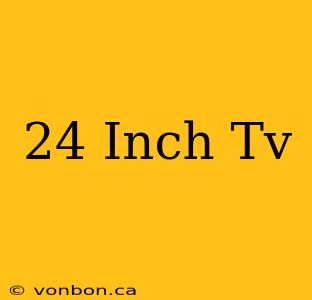 24 Inch Tv