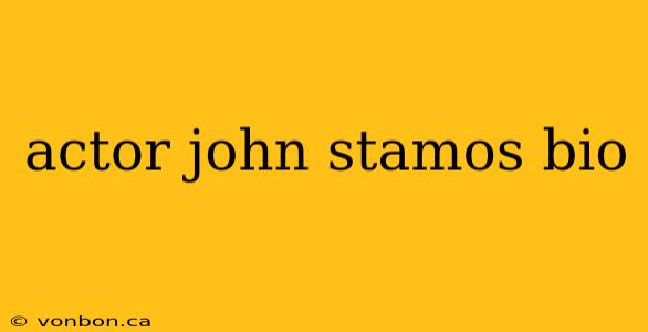 actor john stamos bio