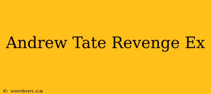 Andrew Tate Revenge Ex