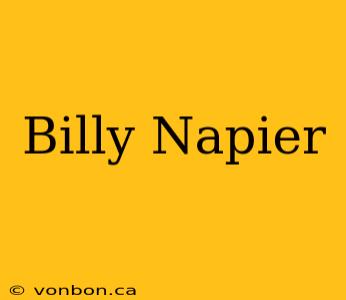 Billy Napier