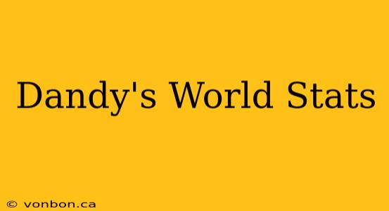 Dandy's World Stats