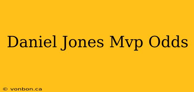 Daniel Jones Mvp Odds