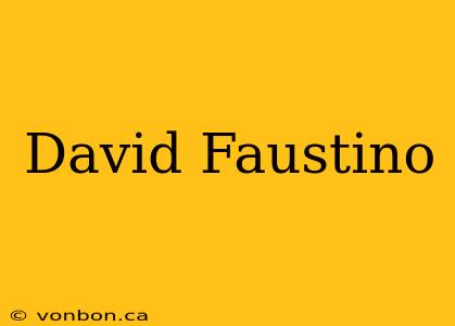 David Faustino