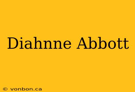 Diahnne Abbott