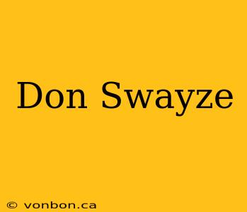 Don Swayze