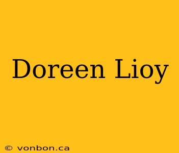 Doreen Lioy