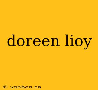 doreen lioy