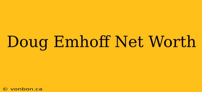 Doug Emhoff Net Worth