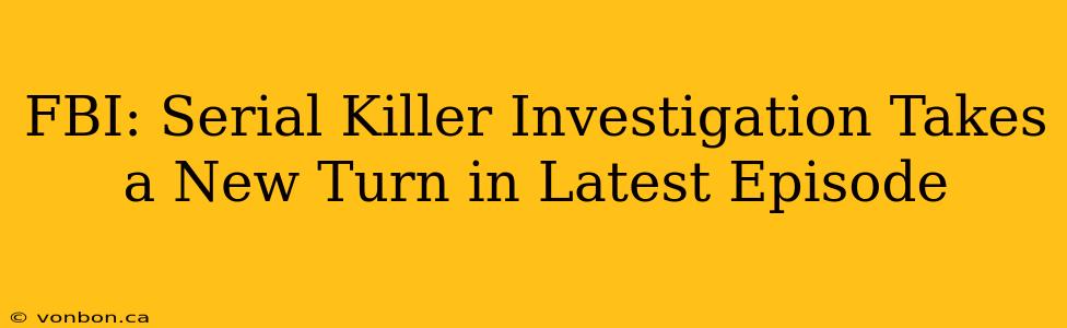 FBI: Serial Killer Investigation Takes a New Turn in Latest Episode