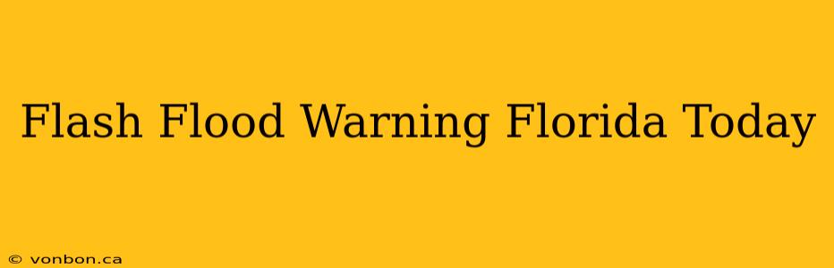 Flash Flood Warning Florida Today