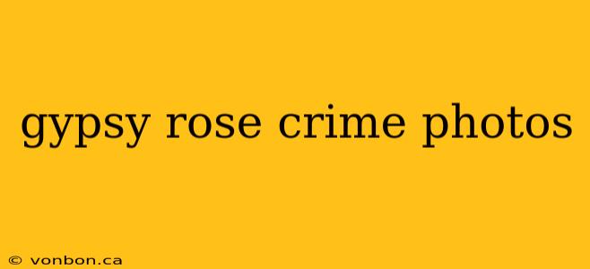 gypsy rose crime photos