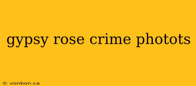 gypsy rose crime photots