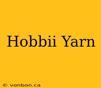 Hobbii Yarn