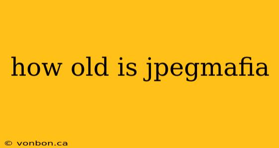 how old is jpegmafia