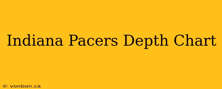 Indiana Pacers Depth Chart