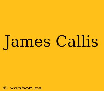 James Callis