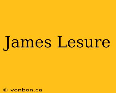 James Lesure