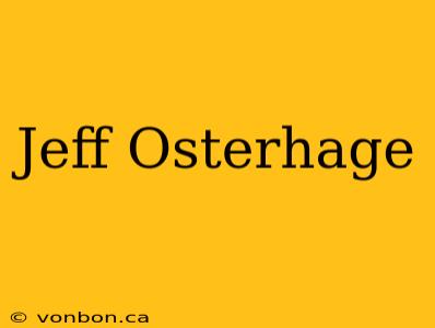 Jeff Osterhage