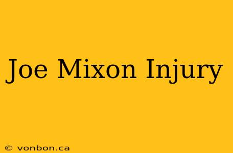 Joe Mixon Injury