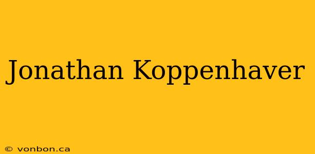 Jonathan Koppenhaver