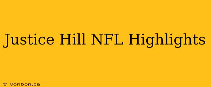 Justice Hill NFL Highlights