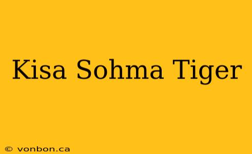 Kisa Sohma Tiger