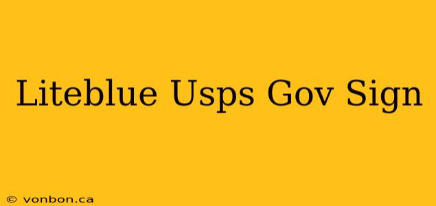 Liteblue Usps Gov Sign