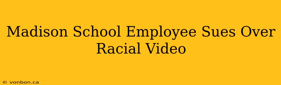 Madison School Employee Sues Over Racial Video