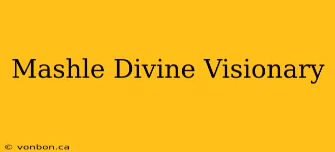 Mashle Divine Visionary