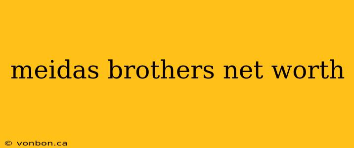 meidas brothers net worth