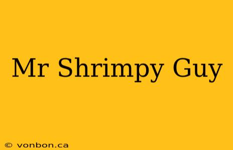 Mr Shrimpy Guy