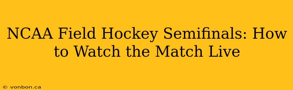 NCAA Field Hockey Semifinals: How to Watch the Match Live