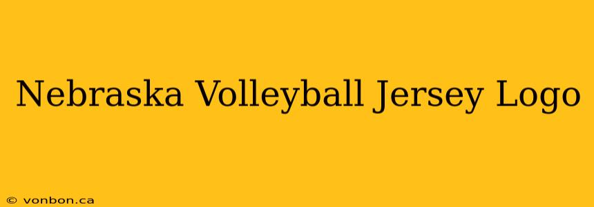 Nebraska Volleyball Jersey Logo