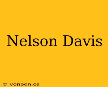 Nelson Davis