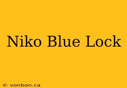 Niko Blue Lock